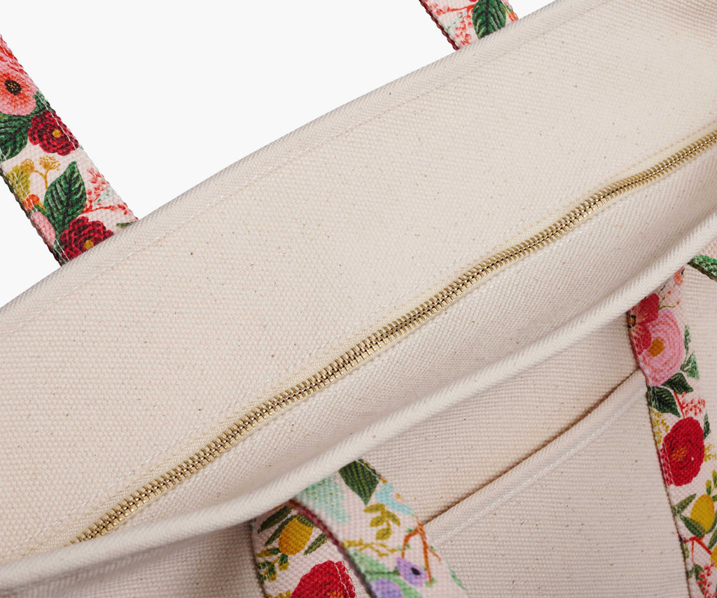 Cloverpaperco™ - Canvas Carry All - Garden Party