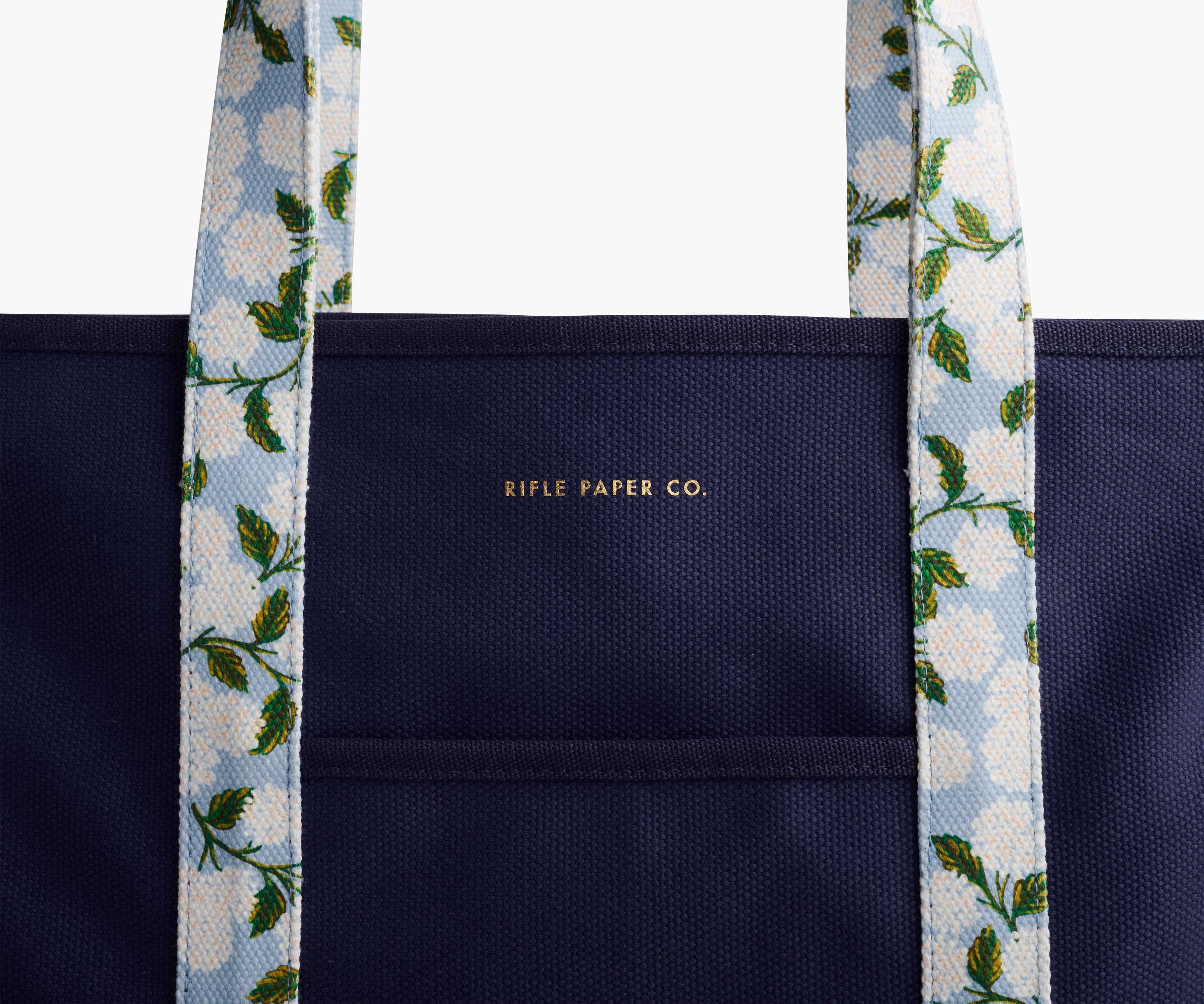 Cloverpaperco™ - Canvas Carry All - Hydrangea