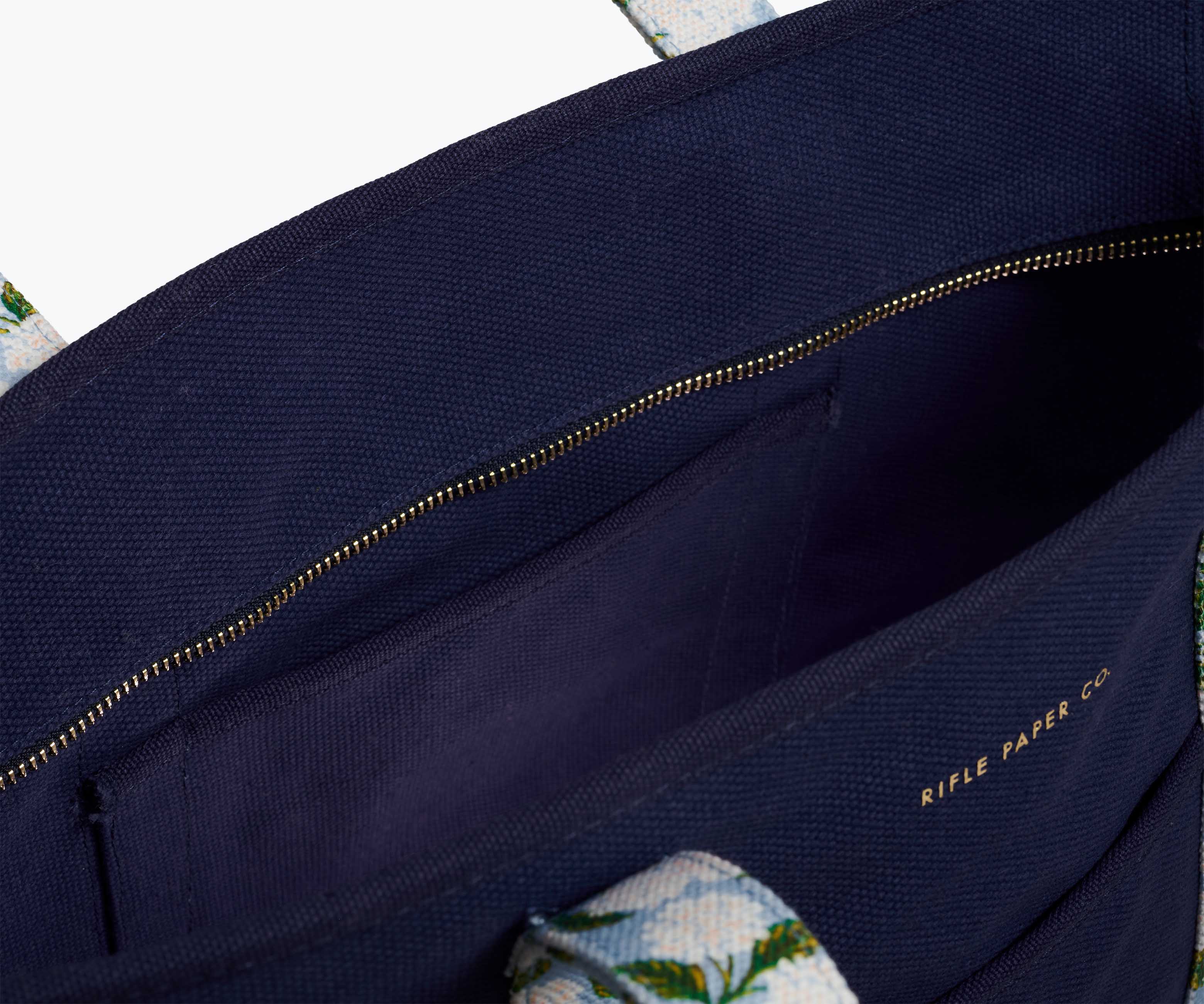 Cloverpaperco™ - Canvas Carry All - Hydrangea