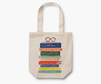 Cloverpaperco™ - Canvas Tote Bag - Book Club