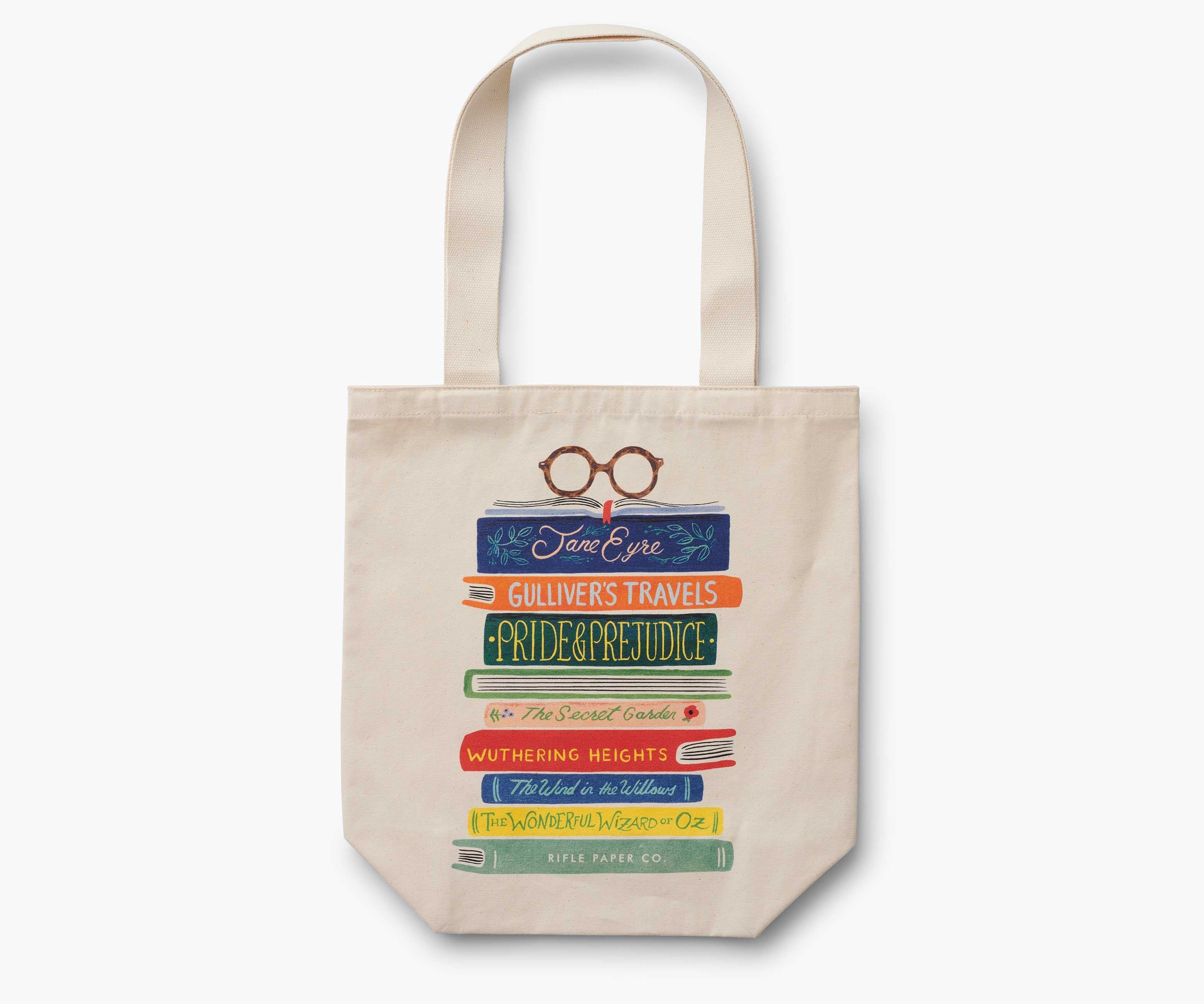 Cloverpaperco™ - Canvas Tote Bag - Book Club