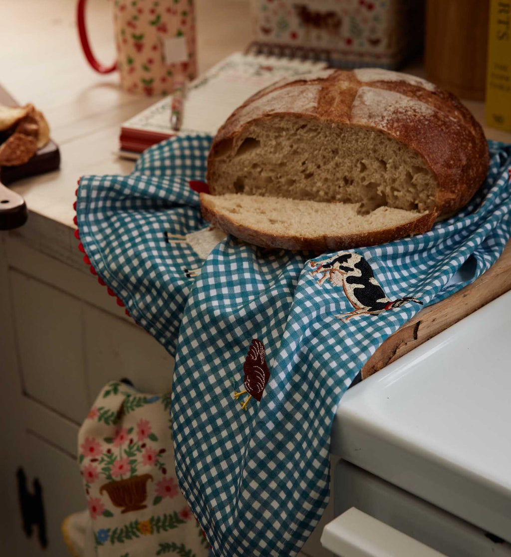 Cloverpaperco™ - Tea Towel - Country Farm Gingham