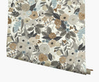 Cloverpaperco™ - Garden Party Wallpaper - Linen Multi