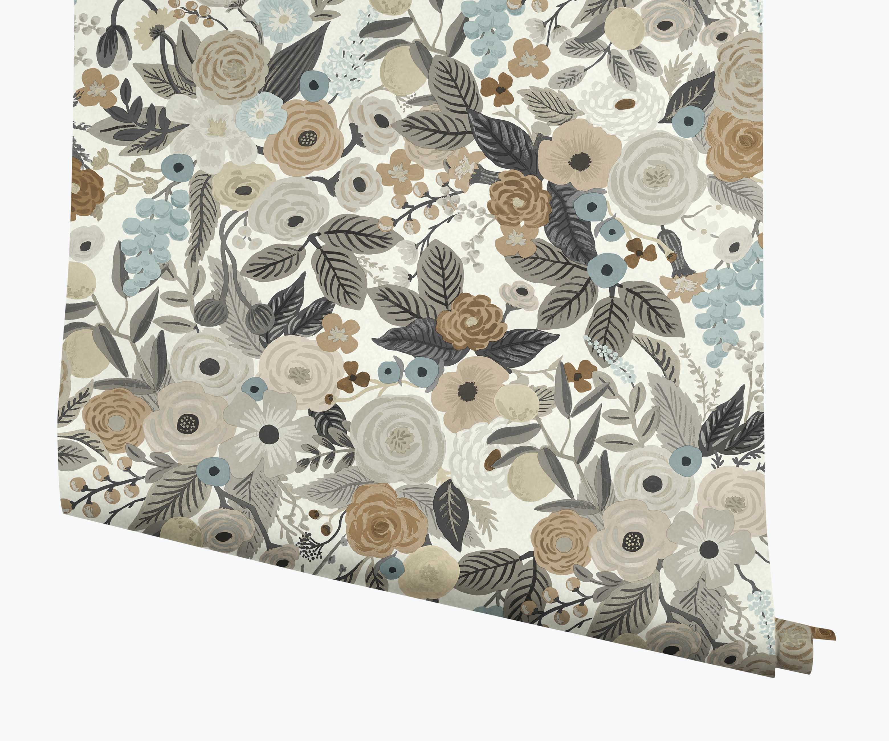 Cloverpaperco™ - Garden Party Wallpaper - Linen Multi