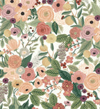 Cloverpaperco™ - Garden Party Wallpaper - Burgundy Multi