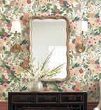 Cloverpaperco™ - Garden Party Wallpaper - Burgundy Multi