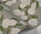 Cloverpaperco™ - Hydrangea Wallpaper - Grey