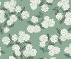 Cloverpaperco™ - Hydrangea Wallpaper - Jade