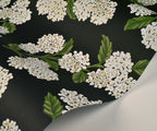 Cloverpaperco™ - Hydrangea Wallpaper - Black & White