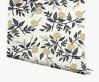 Cloverpaperco™ - Peonies Wallpaper - White & Black