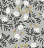 Cloverpaperco™ - Peonies Wallpaper - Grey