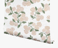 Cloverpaperco™ - Hydrangea Wallpaper - White & Blush