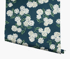 Cloverpaperco™ - Hydrangea Wallpaper - Teal