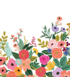 Cloverpaperco™ - Garden Party Wallpaper Mural - Rose Multi