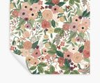 Cloverpaperco™ - Garden Party Peel & Stick Wallpaper - Burgundy Multi