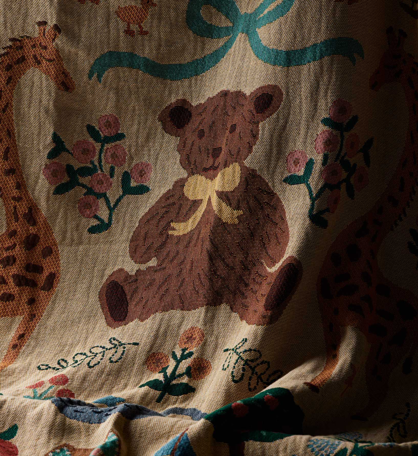 Cloverpaperco™ - Woven Blanket - Storybook